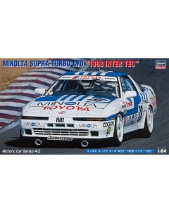 Сборная модель 1 24 Автомобиль Minolta Supra Turbo A70 1988 Inter Tec 21142 Hasegawa