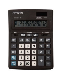 Набор из 2 шт Калькулятор настольный BUSINESS LINE CDB1201BK 205x155 мм 250434 Citizen