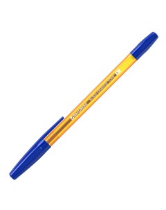 Ручка шариковая M 500 Amber 0 35мм синяя корпус тонированный оранжевый 50шт Brauberg