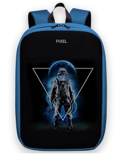Рюкзак с LED дисплеем MAX INDIGO синий Pixel