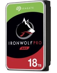 Жесткий диск HDD 18Tb Ironwolf Pro 3 5 7200rpm 256Mb SATA3 ST18000NE000 Seagate