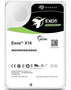 Жесткий диск HDD 10Tb Exos X16 3 5 7 2K 256Mb 4Kn 512e SATA3 ST10000NM001G Seagate