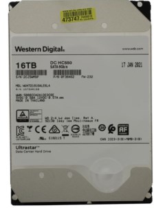 Жесткий диск 16Тб Western Digital Ultrastar DC HC550 WUH721816ALE6L4 Wd