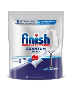 Капсулы для посудомоечной машины Quantum All in 1 70 шт Finish