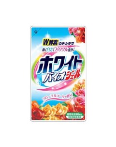 Гель для стирки ND отбел и смягч White Bio Plus gel с цветочным ароматом 810 г Nihon detergent