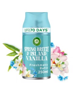 Освежитель воздуха Freshmatic Refill Spring Breeze Island Vanilla баллон 250 мл Airwick