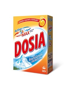 Порошок для стирки альпийская свежесть 365 г Dosia