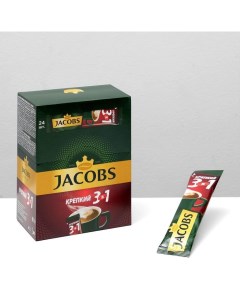 Кофе 12 г крепкий 3 в 1 240 штук Jacobs