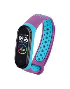 Ремешок для смарт часов для Xiaomi Mi Band 4 3 Violet Cyan УТ000018230 Red line