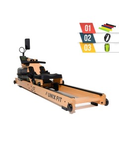 Гребной тренажер Fit Wood Rower Light набор для фитнеса Unix