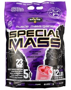 Гейнер Special Mass Gainer 5430 г strawberry Maxler