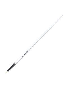 Кисть Серия 1B32W из белой синтетики 8 овальная длинная ручка Roubloff