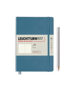 Блокнот Leuchtturm Rising Colours А5 в точку 61 лист голубой камень мягкая обложка Leuchtturm1917