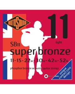 Струны для акустической гитары SB11 Strings Phosphor Bronze Rotosound