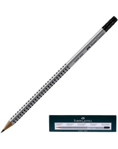 Карандаш чернографитный GRIP 2001 НВ с ласт 117200 2шт Faber-castell