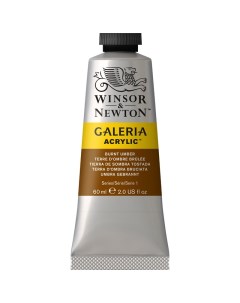 Краска акриловая художественная Galeria 60мл туба жженая умбра 2120076 Winsor & newton