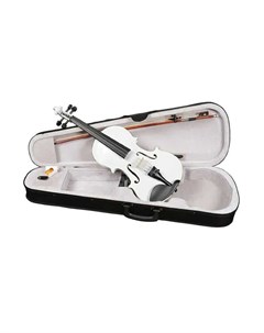 Скрипка VL 20 WH 4 4 КОМПЛЕКТ кейс смычок канифоль белый металлик Antonio lavazza