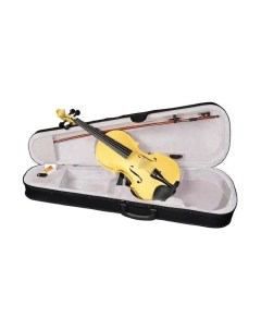Скрипка VL 20 YW 1 4 КОМПЛЕКТ кейс смычок канифоль жёлтый металлик Antonio lavazza