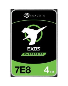 Жесткий диск HDD 4Tb Exos 7E8 3 5 7 2K 256Mb 512n SAS 12Gb s ST4000NM003A Seagate