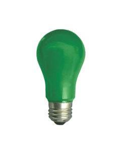 Светодиодная лампа classic LED color 8 0W A55 220V E27 Green Зеленая K7CG80ELY Ecola