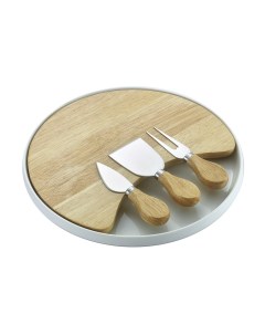 Сервировочная доска Linea Formaggio 25x25 гевея Regent inox