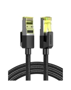 Кабель NW150 80424 CAT7 Shielded Round Cable with Braided Modular Plugs 3м черный Ugreen