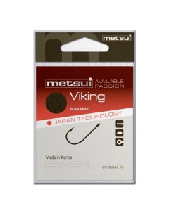 Крючки VIKING цвет bln размер 2 в уп 12 шт Metsui