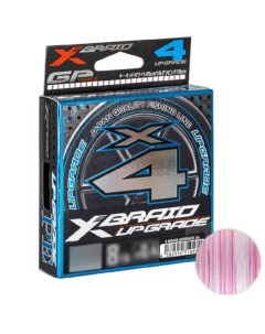 Шнур X Braid Upgrade X4 100м 0 104мм White pink Ygk