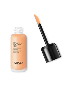 FULL COVERAGE 2 IN 1 FOUNDATION CONCEALER 2 В 1 ТОНАЛЬНОЕ СРЕДСТВО И КОНСИЛЕР С ВЫСОКОЙ СТЕПЕНЬЮ ПОК Kiko milano