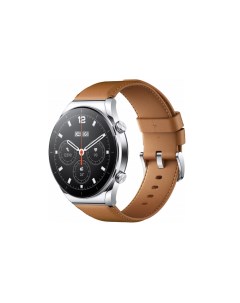 Смарт часы Watch S1 серебристый коричневый M2112W1 Xiaomi