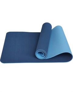 Коврик для йоги E33583 синий голубой 183 см 6 мм Спортекс