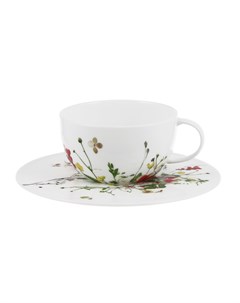 Чашка чайная Rosenthal Дикие цветы с блюдцем 250 мл Nobrand