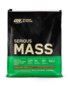 Гейнер Serious Mass 5440 г chocolate Optimum nutrition