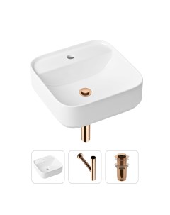 Комплект 3 в 1 Bathroom Sink 21520301 раковина 42 см сифон донный клапан Lavinia boho
