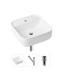 Комплект 3 в 1 Bathroom Sink 21520275 раковина 42 см сифон донный клапан Lavinia boho