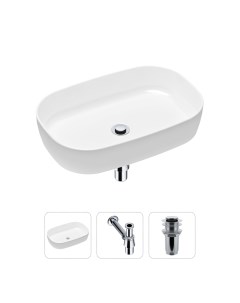 Комплект 3 в 1 Bathroom Sink 21520057 раковина 54 см сифон донный клапан Lavinia boho
