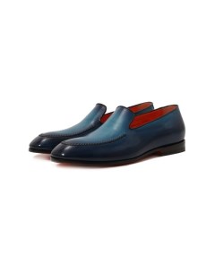 Кожаные лоферы Santoni