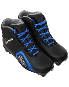 Ботинки лыжные classic цвет чёрный лого синий N размер 39 Winter star