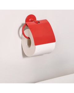 Держатель для туалетной бумаги красный Moroshka
