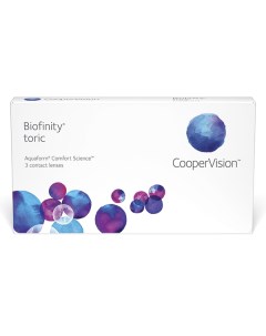 Линзы контактные CooperVision Toric 3 шт 2 5 1 75 90 Biofinity