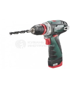 Аккумуляторная дрель шуруповерт PowerMaxx BS Quick Basic LC40 600156500 Metabo