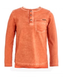 Оранжевая футболка с длинным рукавом Gulliver