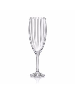 Набор бокалов для шампанского Магнолия 6 шт 210 мл оптика стекло Crystalex