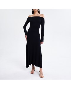 Чёрное платье с открытыми плечами D4soul