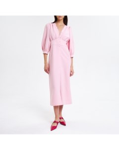 Розовое платье на пуговицах D4soul