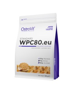 Протеин Standard WPC80 EU 900 г яблочный пирог Ostrovit