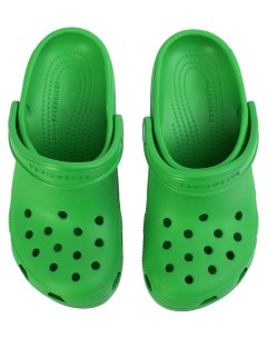 Зеленые мюли Madame x Crocs Balenciaga