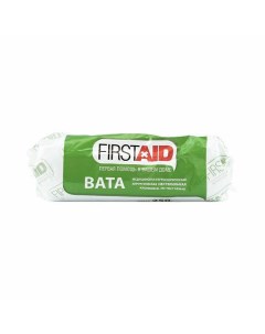 Вата медицинская хирургическая нестерильная First Aid Ферстэйд 250г Аозт фабрика ника