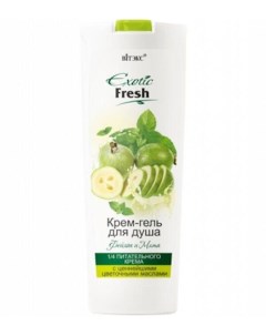 Крем гель для душа фейхоа и мята Exotic Fresh Витэкс 500мл Витэкс зао