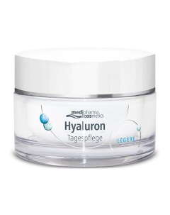 Крем для лица дневной легкий Hyaluron Cosmetics Medipharma Медифарма банка 50мл Dr.theiss naturwaren gmbh